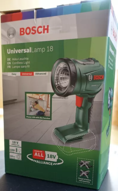 Bosch UniversalLamp 18 Akku-Taschenlampe (ohne Akku und Ladegerät) - 18V