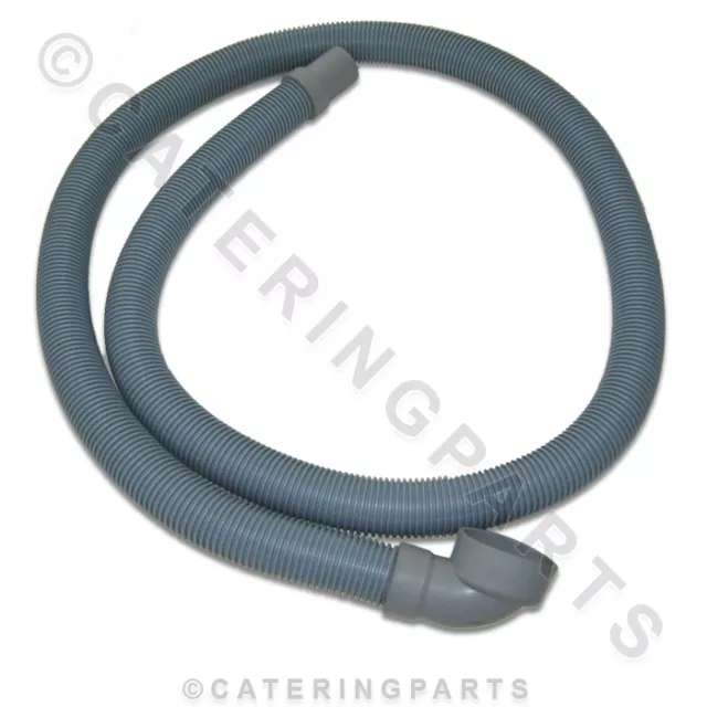 143136 Colged Large Bore Angle Glasswasher Dishwasher Drain Outlet Hose Flexible