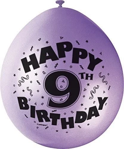 Nuevos globos llenos de aire de cumpleaños niño/niña, globos impresos de feliz cumpleaños 12 pulgadas