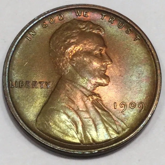1909 VDB Lincoln Wheat Cent Penny Beautiful Uncirculated Coin Rare Date