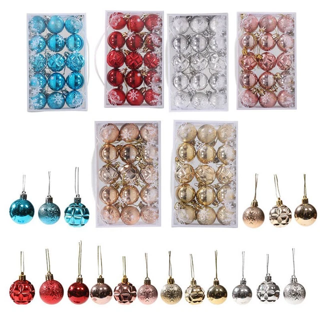 Ciondolo Natale appeso palla di Natale ornamenti sfere set