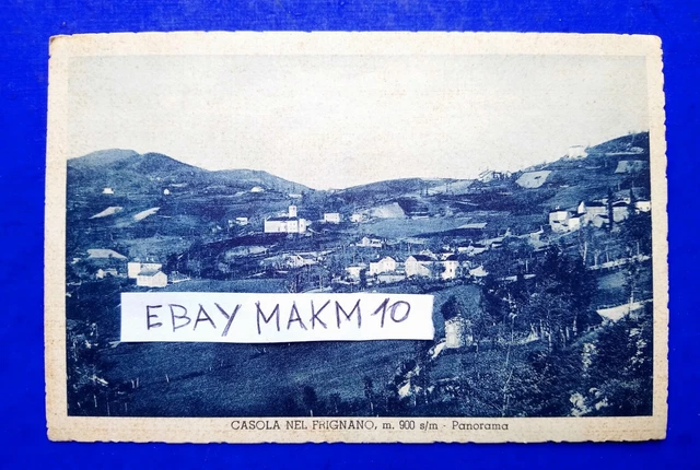 🔵Cartolina Casola Nel Frignano Panorama Case In Primo Piano 1941 Montefiorino🤣