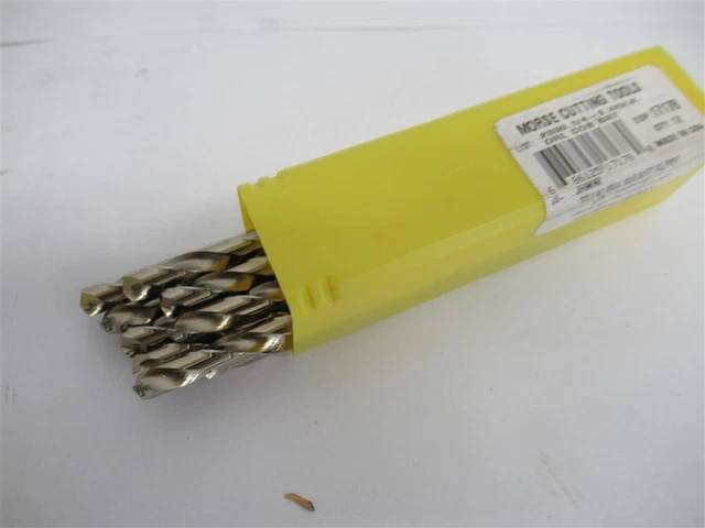 Morse Cutting Tool 17178 , 1/4" Cobalt Jobber Length Drill Bit (PK 12)