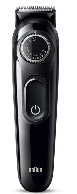 Braun BT7350 Barttrimmer mit Präzisionsrad und 7 Aufsätzen - Black/Grey Metallic