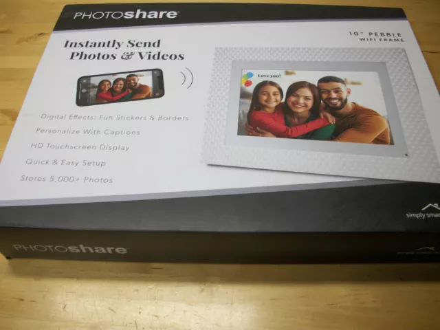 Simply Smart Home Photoshare 10” WiFi Digital Picture Frame Open Box
