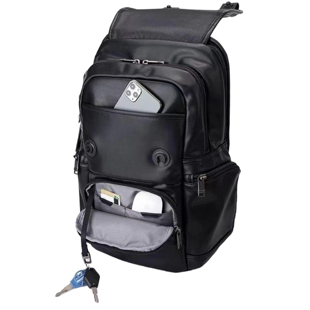 Tumi Alpha 3 Backpack  Black All leather Edition business bag commuter T-PASS