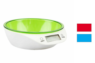 5kg Bilancia da Cucina Multifunzione Bilancia da Cucina Digitale Brideal con Display LCD e Ciotola Rimovibile Max 11lb 
