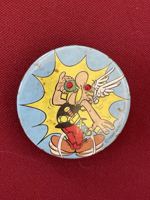 FIGURINE VINTAGE PLASTIQUE BOULE A NEIGE OBELIX PARC ASTERIX 1989
