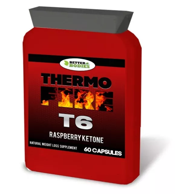 Raspberry Ketones T6 Fat Burner Weight Loss Diet Pills T5 Slimming STRONG 60 Bot