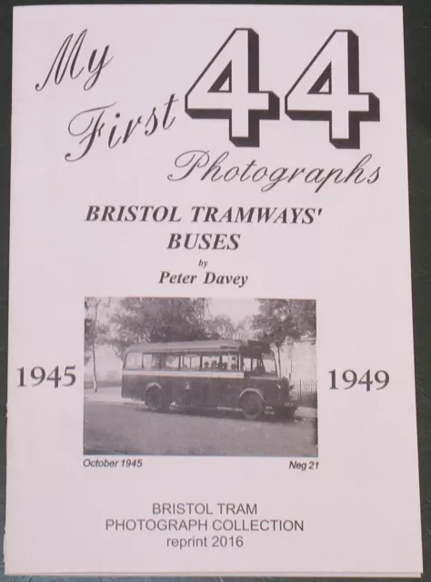 BRISTOL TRAMWAYS BUSES Bus History Vehicle Transport Photographs 1945-1949