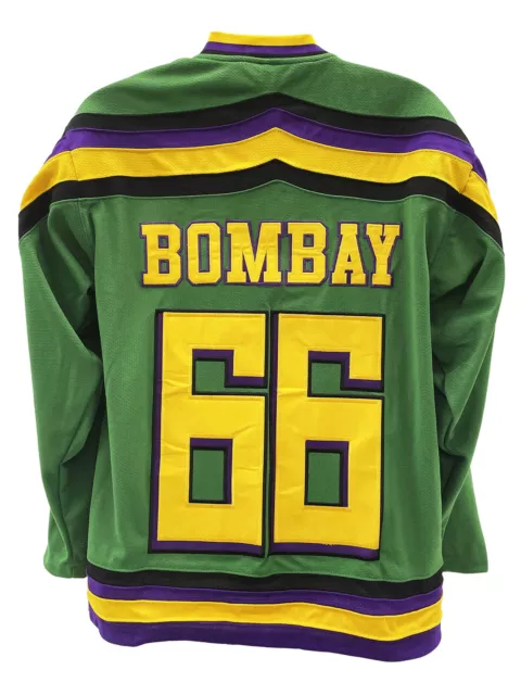 High School Basketball Jersey Gordon Bombay #66 Mighty Ducks