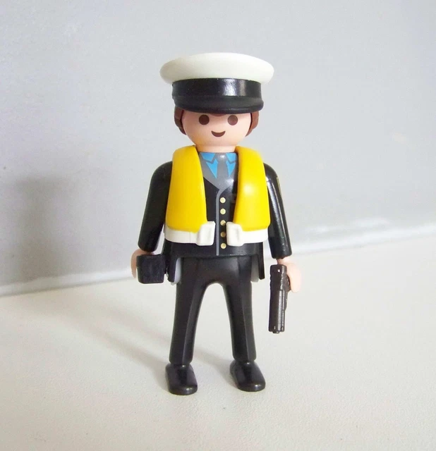 PLAYMOBIL * POLICE * Homme Blond Forces Spéciales Uniforme Noir 5565 PLAYMOBIL * POLICE * Homme Blond Forces Spéciales Uniforme Noir 5565