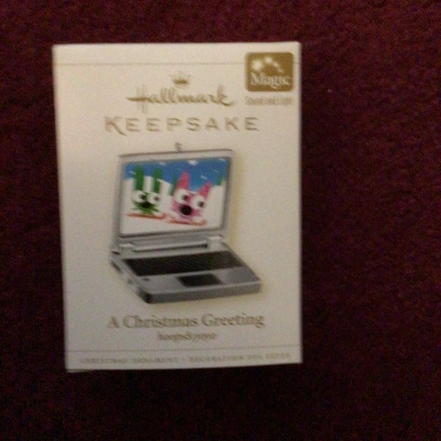 Hallmark "A Christmas Greeting" Magic Sound and Light Hoops & YoYO Ornament 2006