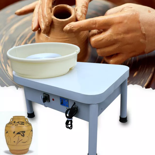 Pottery Wheel Ceramic Drawing Machine Variable Speed Foot Pedal250W Professional