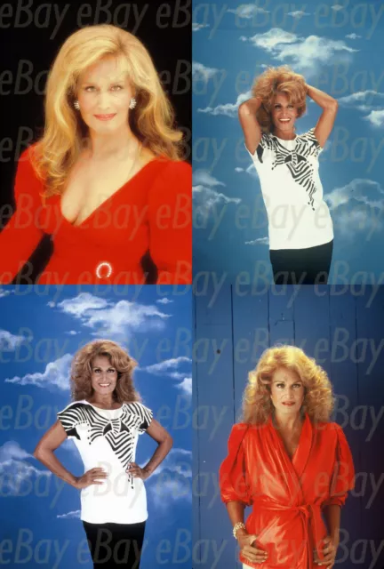 Lot de 4 rares photos de Dalida 10 x 15 cm