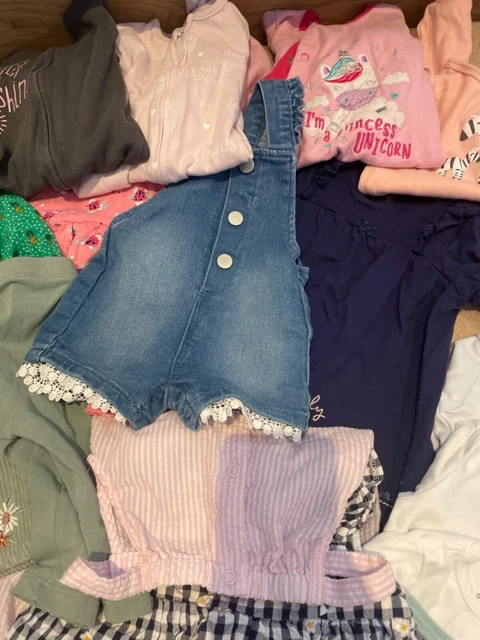 Enorme pacchetto vestiti bambina 3-6 mesi, successivo, joule Ted Baker mamme e papà 7