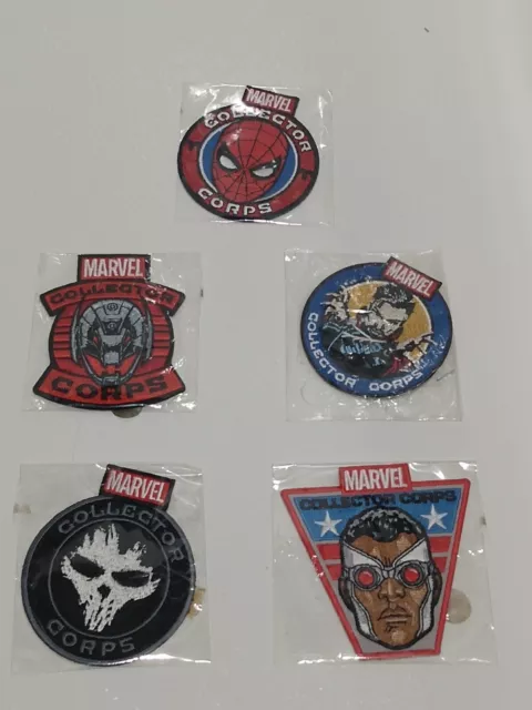 Lot Of 5 Marvel Collectors Corps Exclusive Patches NEW