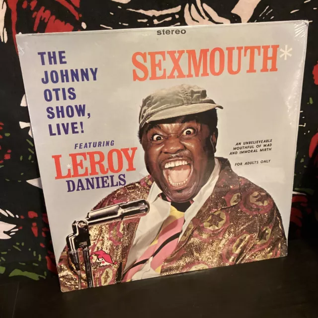 SEALED Johnny Otis Show Leroy Daniels Sexmouth Vinyl Record LP LAFF Adult Comedy