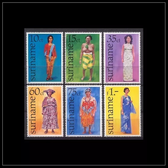 Surinam - Suriname Issue 1977 (54-59) Taditional Costumes -