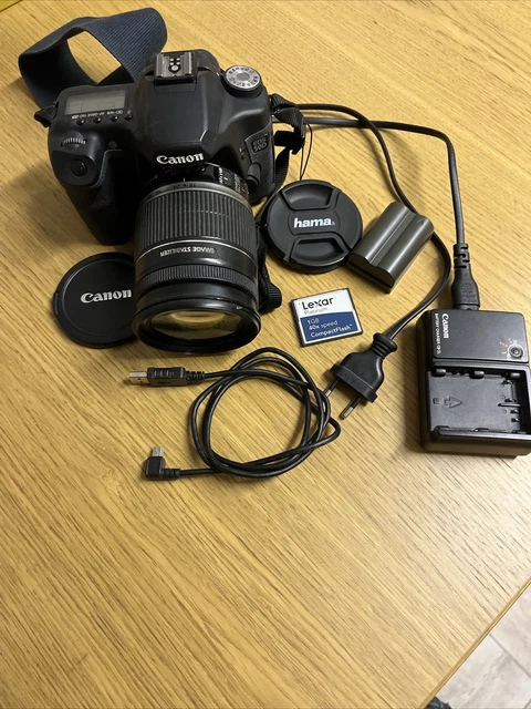 Canon Appareil photo reflex numérique EOS Rebel T7 avec objectif 18-55 mm EF-S f/3.5-5.6 is II et accessoires - Comprend