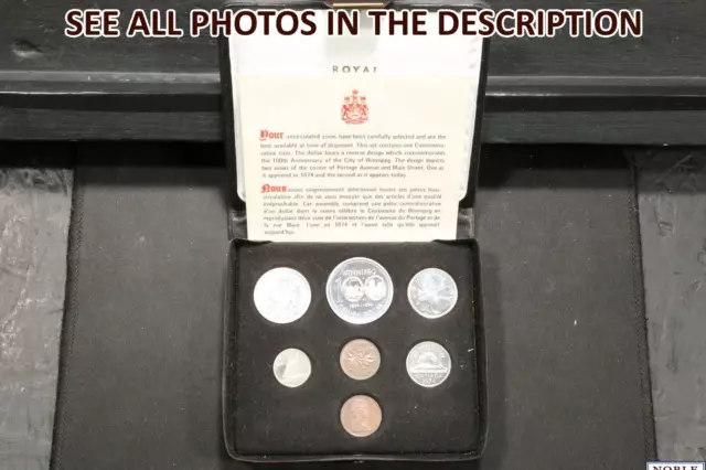NobleSpirit No Reserve (CX) 1974 Canada 100th Anniversary Winnipeg Unc. Coin Set