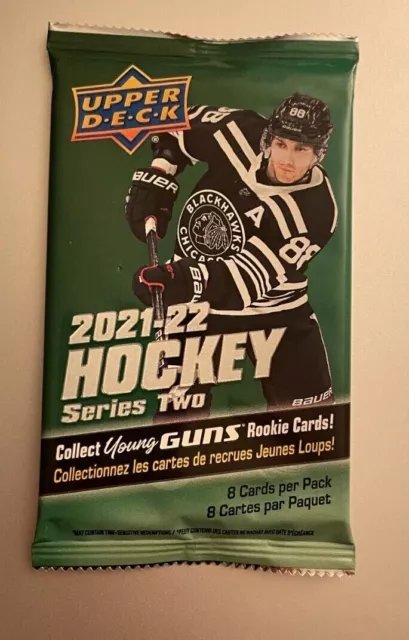 2021-22 UPPER DECK SERIES 2 NHL HOCKEY Guaranteed Young Guns Rookie RC HOT PACK