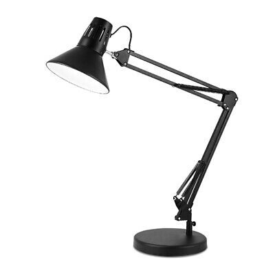 lampada da tavolo scrivania braccio girevole snodabile regolabile in metallo E27