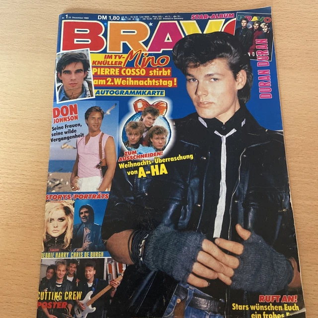 BRAVO 1 - 1986 , Marton Harket a-ha Cyndi Lauper Duran Duran Europe Billy Idol