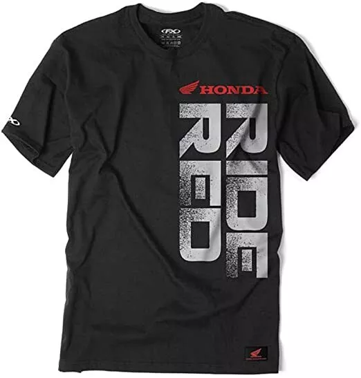 Factory Effex Honda 'Ride Red' Vert T Shirt - Black (Size XXL) 16-88316