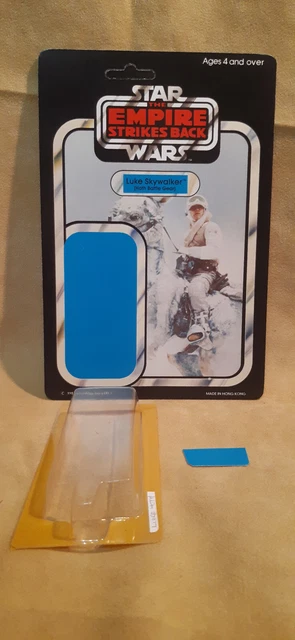 Kit Cardback Posteriore Vintage Star Wars Personalizzato Esb Luke Skywalker Hoth Kenner 45B