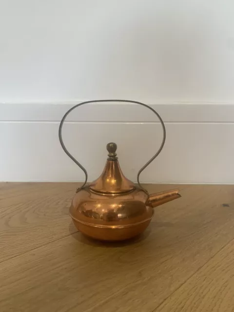 Miniature Vintage Copper Kettle / Jug / Ornament