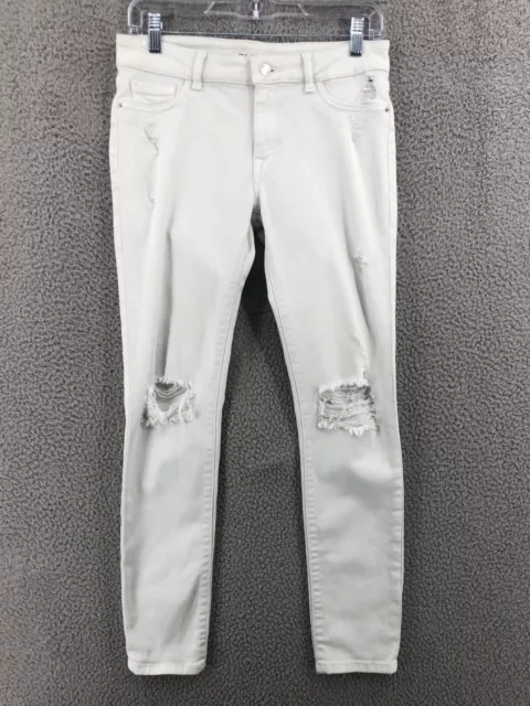 DL1961 Margaux Instasculpt Ankle Skinny Jeans Women’s Size 26 Stretch White 5519