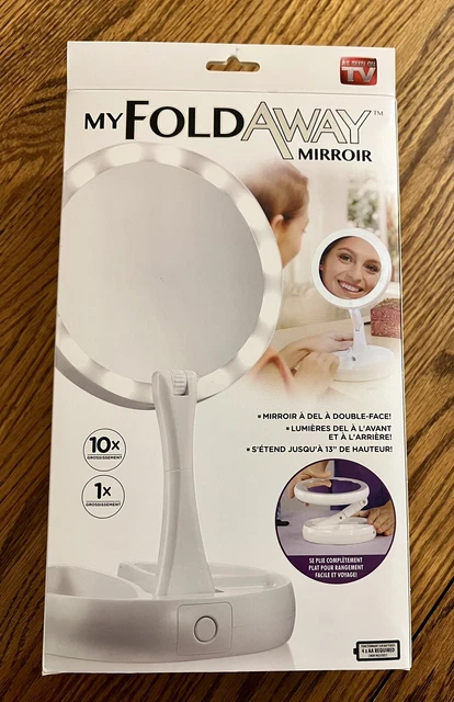 My Fold-Away Mirror The Lighted Double Sided Vanity Makeup Mirror As Seen on TV