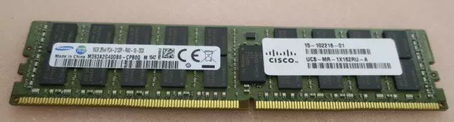 CISCO UCS-MR-1X162RU-A - 16GB DDR4-2133-MHz RDIMM/PC4-17000/dual