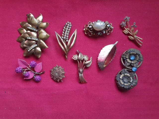 Lot de Broches Anciennes et Vintage