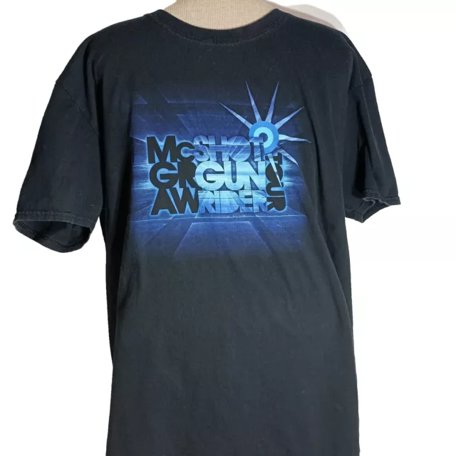 Tim McGraw Concert Tee Black 2015 McGraw Shotgun Rider Tour T Shirt Men's XL