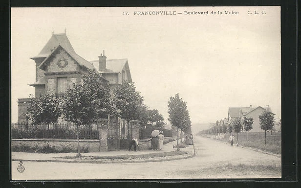 CPA Franconville, Boulevard de la Mairie