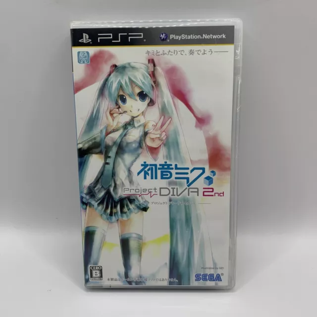 Hatsune Miku Project Diva 2nd Sony PSP Game NTSC-J Japan Import Free Postage