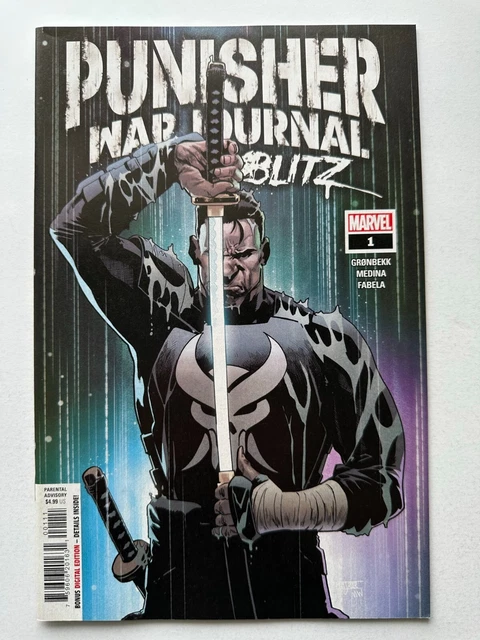 PUNISHER WAR JOURNAL: BLITZ #1 (NM), First Print, Marvel 2022, Gronbekk