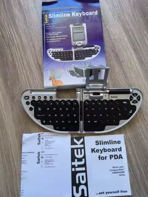 Saitek Slimline Keyboard for PDA Compaq iPAQ 3800 & 3900 Series