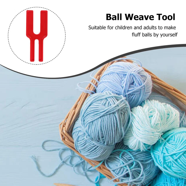 3 PACK KNITTING Loom Pom DIY Wool Tool Plush Yarn Ball Maker Simple