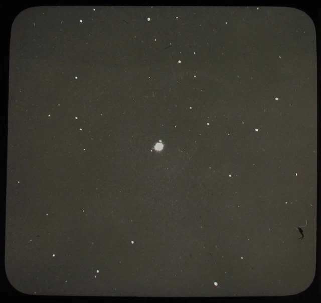 Glass Magic Lantern Slide PLANET URANUS YERKES OBSERVATORY C1910 PHOTO ASTRONOMY