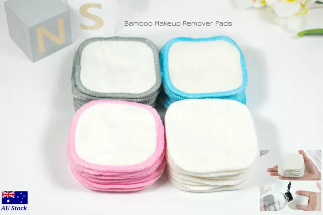 Bamboo Baby Wipes, Makeup Remover Pads Small Wipes Sensitive Skin Washable AU