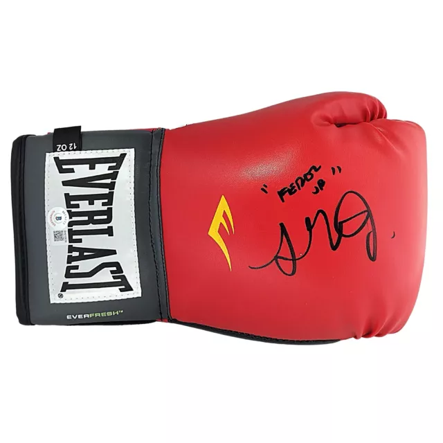 Fernando Vargas Jr Signed Everlast Boxing Glove Beckett Autographed COA Proof