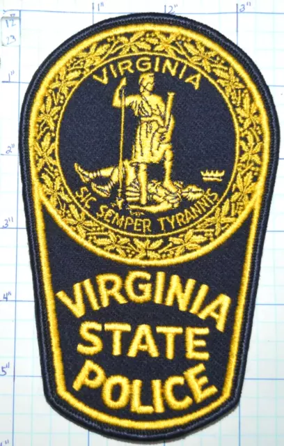 Virginia State Police Dept Highway Patrol Trooper Felt Patch
