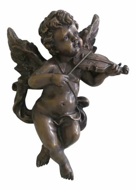 LF46861EC: SIGNATURE STATUARY Bronze Hanging Wall Cupid Sculpture A7214 ~ NEW