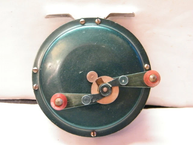Moulinet De Pêche Vintage Penn Peerless #9 - Manche Vert, Classique, Modèle 30-109