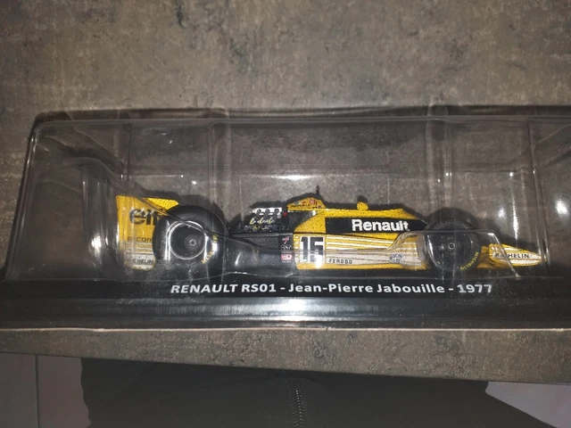 Altaya formule 1 échelle 1/24 1977 RENAULT RS 01 JABOUILLE 