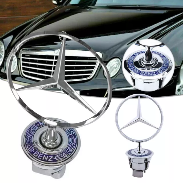 Mercedes Benz Stern Emblem/Logo für Motorhaube W202 W203 W210 W211 W220 Neu