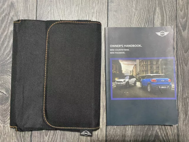 Mini Countryman & Paceman Owners Handbook Manual & Wallet  R61 R60 2010-2016 S D